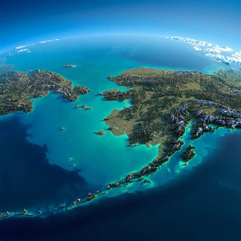 Alaska Map Guide Of The World