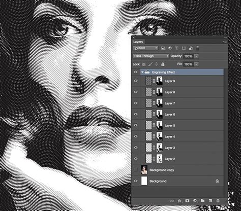 Free Engraved Effect Photoshop Action Graphicsfuel