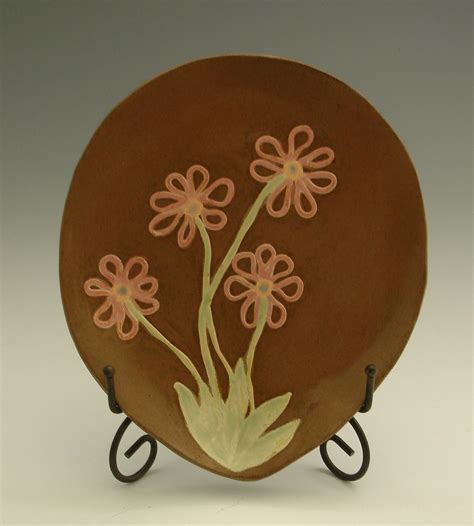 Mishima Flower Plate By Linda Starr Blue Starr Gallery A Photo On