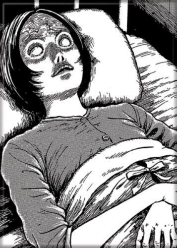 Junji Ito Horror Manga Long Dream Art Image Refrigerator Magnet Unused