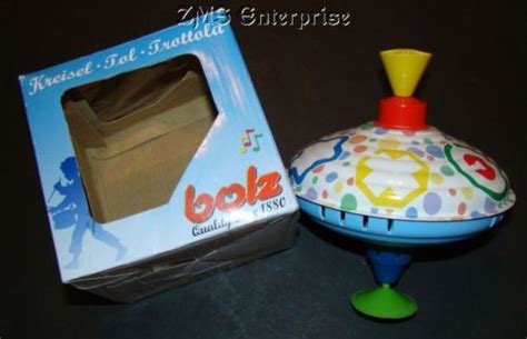 New Bolz Classic Tin Humming Spinning Top 16 Cm Spinning Top Toy