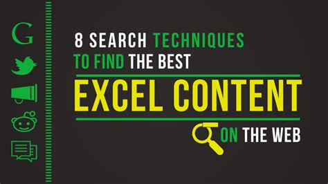 8 Search Techniques You Can Use Right Now To Find The Best Excel
