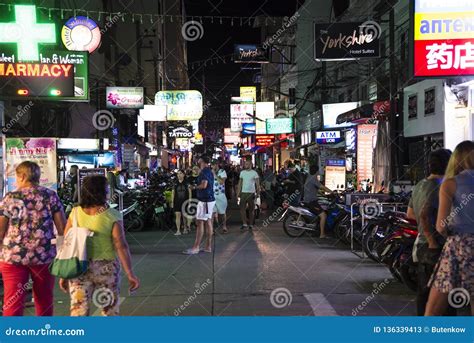 nightlife street bangla road patong phuket thailand 15 december 2018