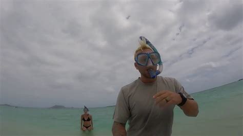 Lanikai Snorkeling Kailua Beach Park To Popoia Island Youtube