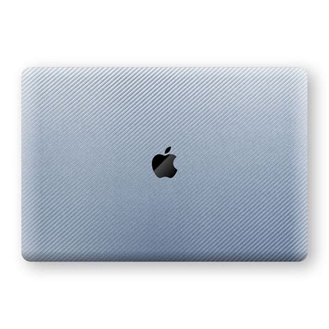 Macbook Pro 13 2019 3d Textured Carbon Fibre Skin Arctic Blue