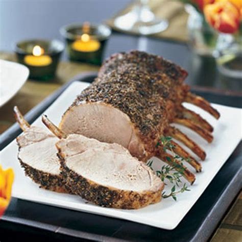 Can anybody suggest any good recipes for a pork loin. Herb-Brined Pork Prime Rib Roast in 2020 | Prime rib roast, Rib roast, Pork