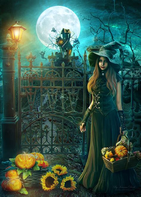 Halloween Samhain Halloween Beautiful Witch Fantasy Witch