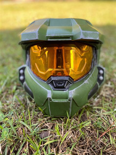 Halo Infinite Master Chief Helmet Portable Full Size Halo Etsy