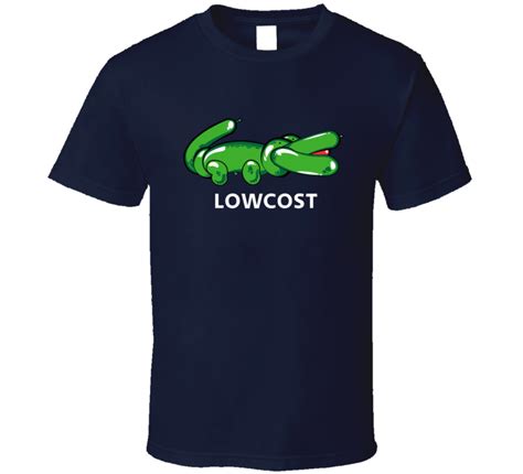 Lowcost Lacoste Parody Logo Funny Graphic T Shirt