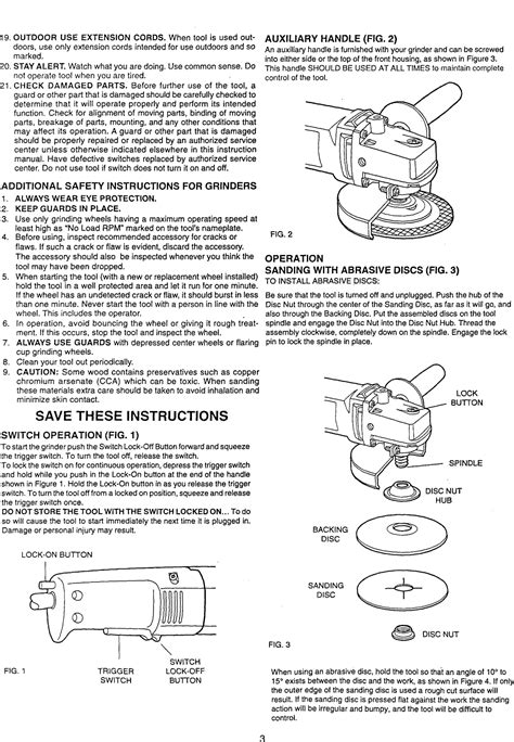 Craftsman 900277230 User Manual ANGLE GRINDER Manuals And Guides 1006464L