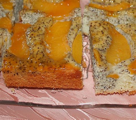 Eine springform fetten, mit mehl ausstäuben. Pfirsich - Mohn Blechkuchen von lmo | Chefkoch | Rezept ...