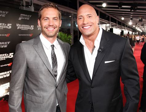 Dwayne The Rock Johnson Paul Walker And I Bonded Over Our