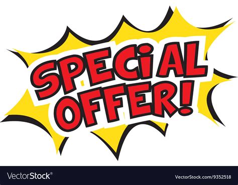 Special Offer Banner Design Royalty Free Vector Image