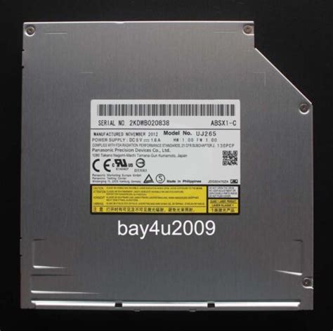 New Panasonic Uj Uj A Sata Bd Re Blu Ray Burner Player Drive Slot Load Ebay