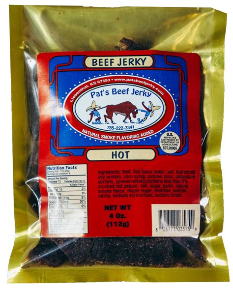 From The Land Of Kansas Marketplace Pats Beef Jerky