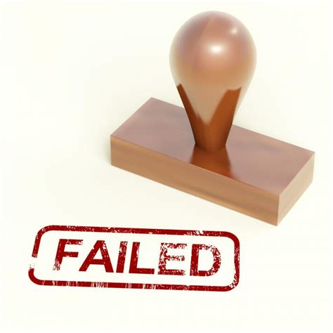 Failed Stamp Showing Reject And Failure Free Stock Photo By Stuart