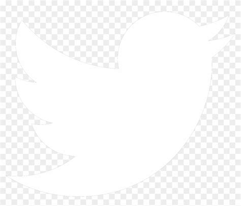 White Twitter Logo Vector