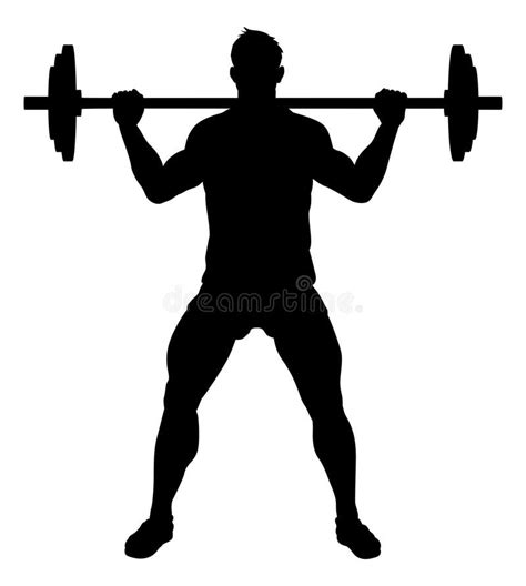 Weight Weightlifting Silhouettes Stock Illustrations 274 Weight
