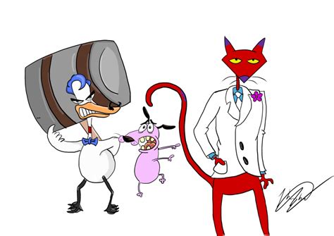 Courage Katz And Le Quack By Jerome2812 On Deviantart