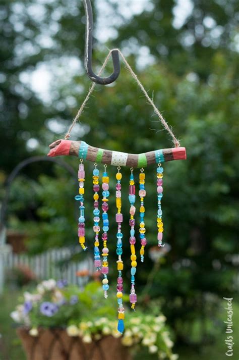 Day 50 Beaded Diy Wind Chimes For Kids 100 Days Of Summer Fun 24