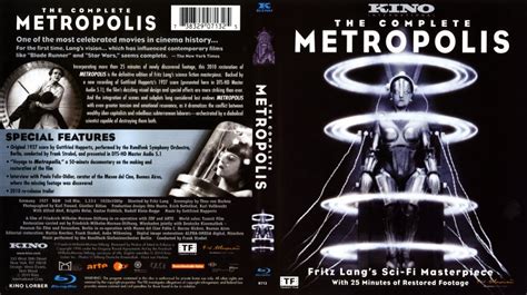 metropolis movie blu ray scanned covers metropolis 1927 bluray dvd covers