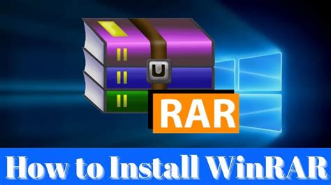 How To Install Winrar On Windows 1011 Installation Windows 10 Windows