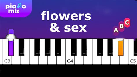 Emeline And Smle Flowers And Sex Piano Tutorial Youtube