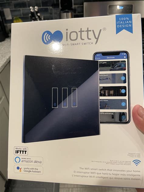 Iotty Smart Light Switch Luxurious Glass Smart Home Panel Iotty
