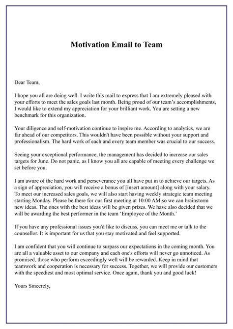 Various type of motivation letter sample with many example template are present on this page with editable ms word and pdf format. Free Motivation Letter Template- Sample & Example [PDF ...