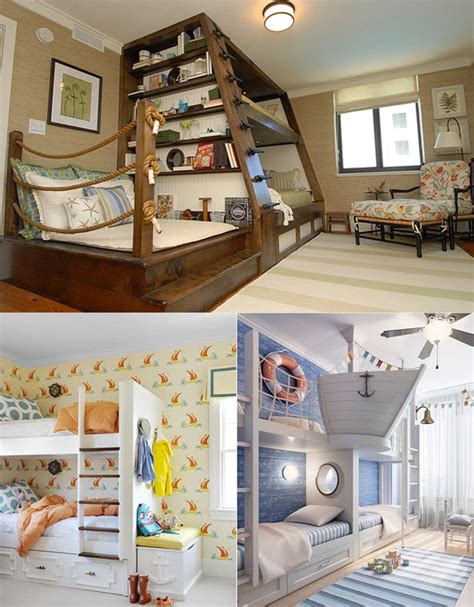 Get inspired by these 25 bedroom decorating ideas for kids. Nautical Theme Kids Room | The Lettered Cottage