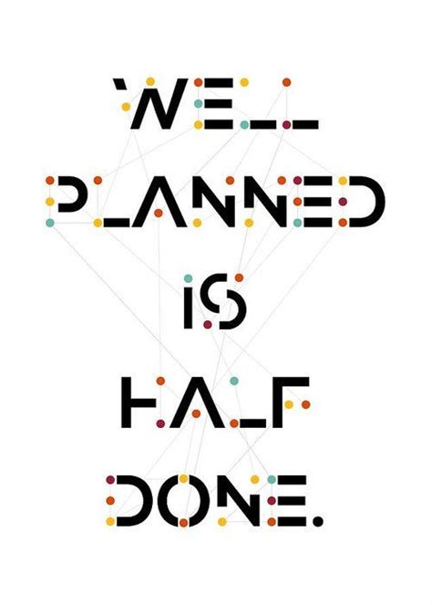 Planned Done Inspire Quotes Poster Greeting Card By Lab No 4 The