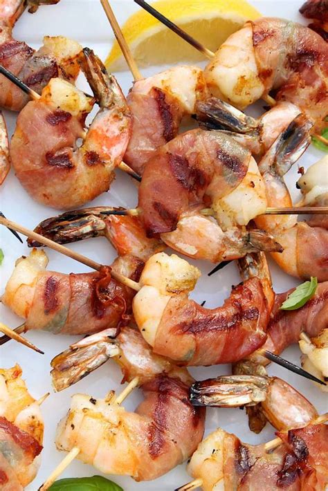 Grilled Prosciutto Wrapped Shrimp With Basil The Fountain Avenue Kitchen