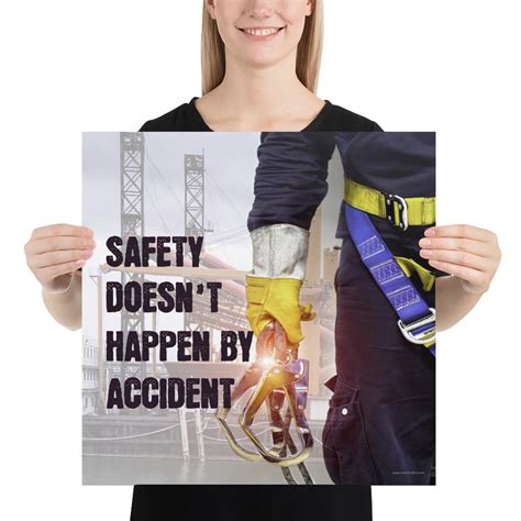 Safety By Accident Premium Safety Poster Inspire Safety