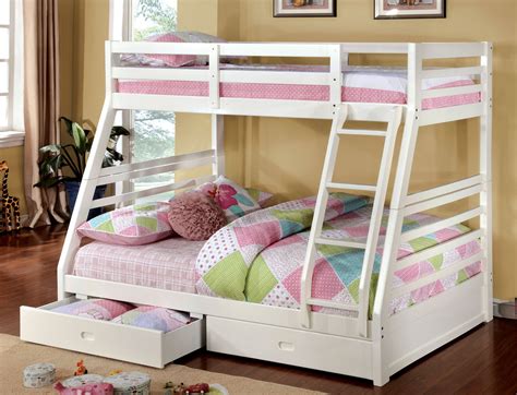 We did not find results for: Makaio White Wood Twin Over Full Bunk Bed with Drawers for ...