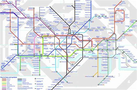 London Tube Zone Map