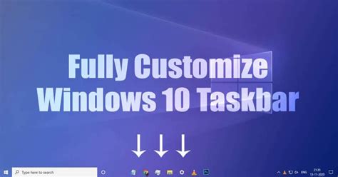 How To Customize The Taskbar In Windows 10 Riset