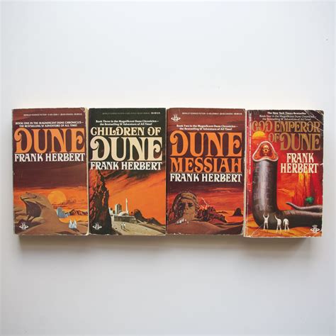 The Dune Collection Four Novels By Frank Herbert Dune Etsy Frank