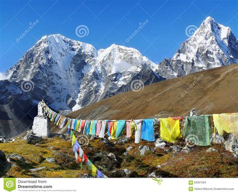Mountains Scenic Landscape Autumn Himalayas Editorial Stock Image
