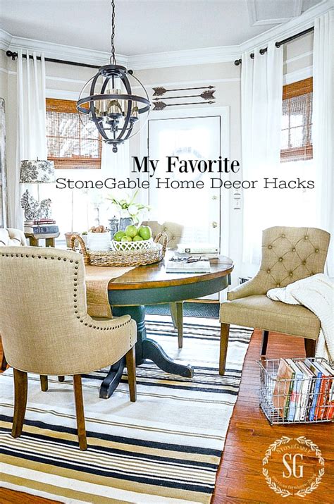 This opens up all kinds of decor possibilities. 10 FAVORITE STONEGABLE HOME DECOR HACKS - StoneGable