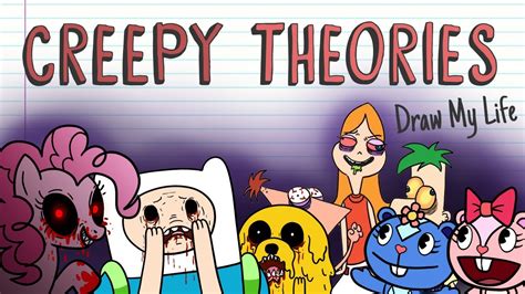 Top Best Cartoon Creepy Theories Draw My Life Youtube