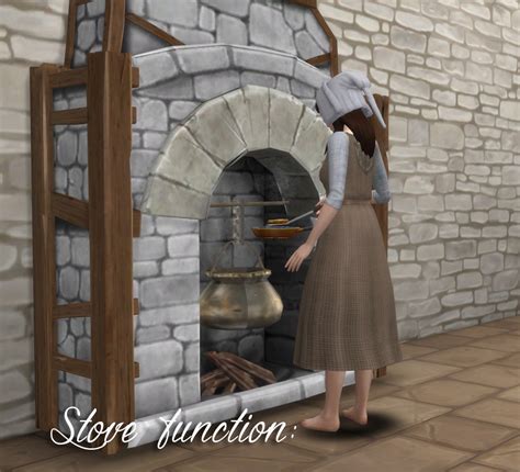 Tsm To Ts4 Fireplace As An Oven History Lovers Sims Blog