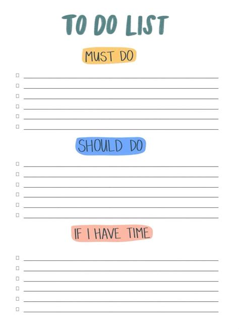 Free Printable Daily To Do List Planner Printables Free Daily Planner
