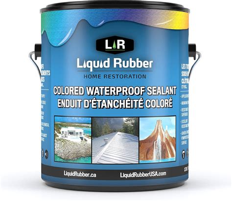 Liquid Rubber Color Waterproof Sealant Medium Grey 1 Gallon Amazon
