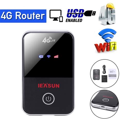 Ieasun Wireless Wifi Travel Router Portable Hotspot Mifi 4g Wireless