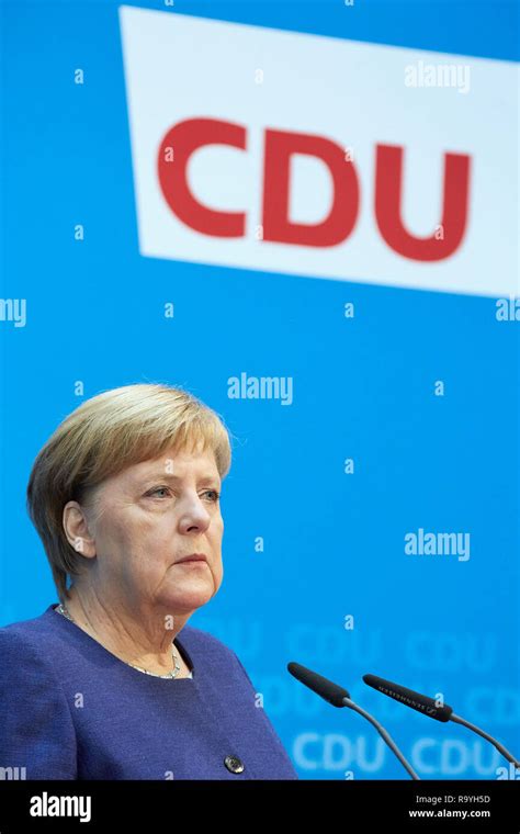 05112018 Berlin Deutschland Angela Merkel Vorsitzende Der Cdu