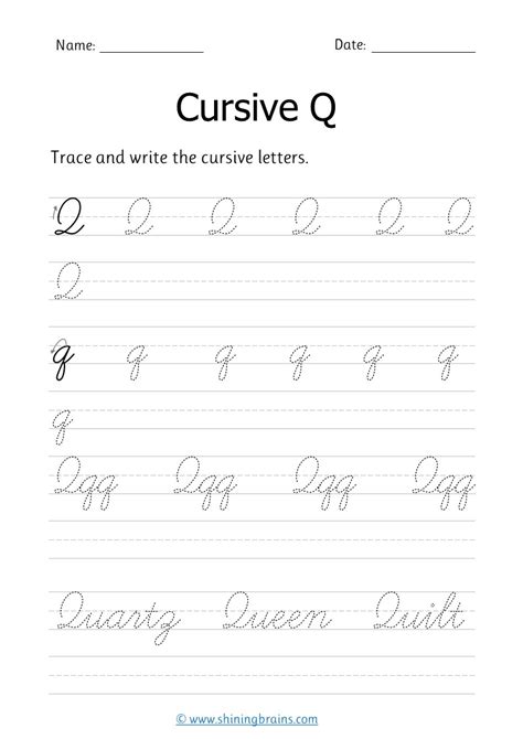 Cursive Letters Free Cursive Writing Practice Worksheets A To Z