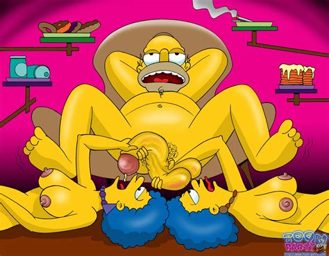 Rule 34 Female Homer Simpson Human Male Patty Bouvier Selma Bouvier
