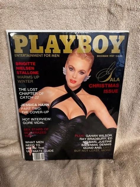 Playboy Magazine December India Allen Playmate Bridgitte Nielsen Stallone Picclick