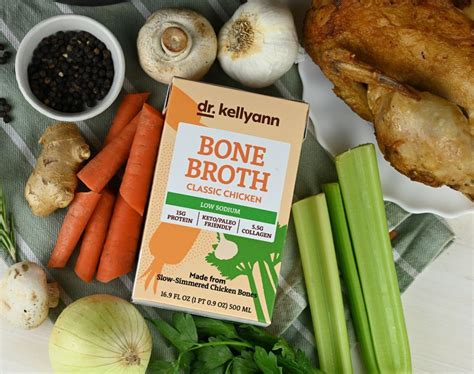 Low Sodium Classic Chicken Dr Kellyann Bone Broth Retail