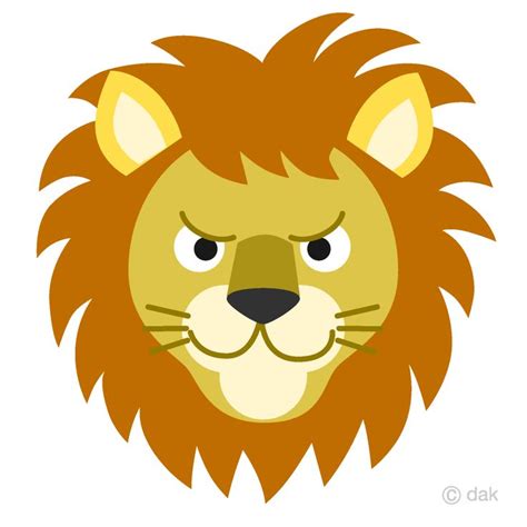 Lion Face Clip Art Free Pictures｜Illustoon